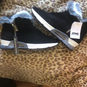 JOYKS Italian 🇮🇹 Leather/Suede Wedge Sneaker